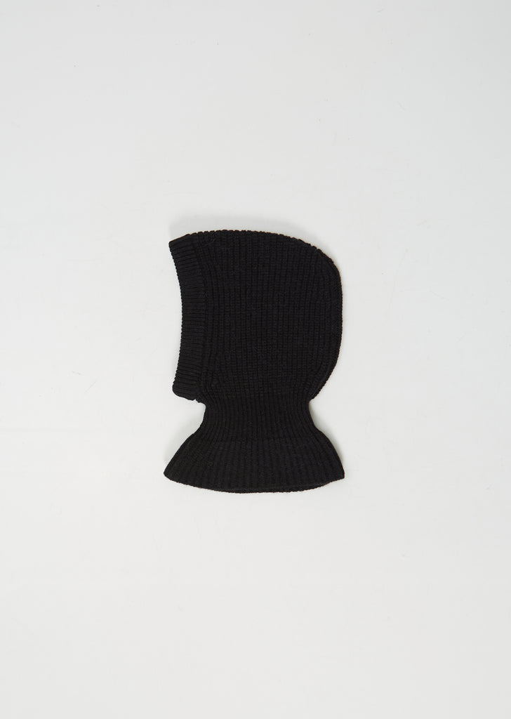 Unisex Alpaca Wool Hood — Black