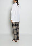 Plastron Cotton Poplin Shirt