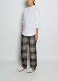 Plastron Cotton Poplin Shirt