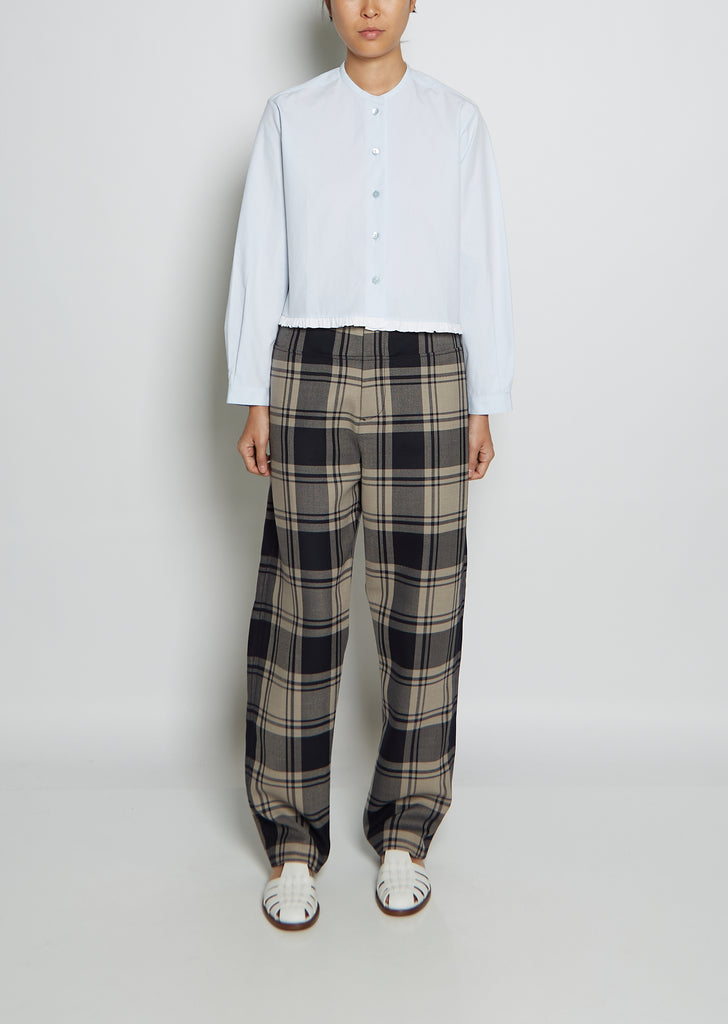 Cropped Cotton Shirt