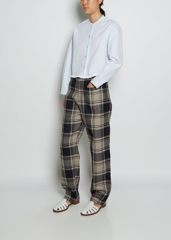Cropped Cotton Shirt