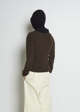Unisex Alpaca Wool Hood — Black