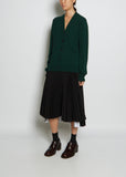 V-Neck Wool Cashmere Cardigan