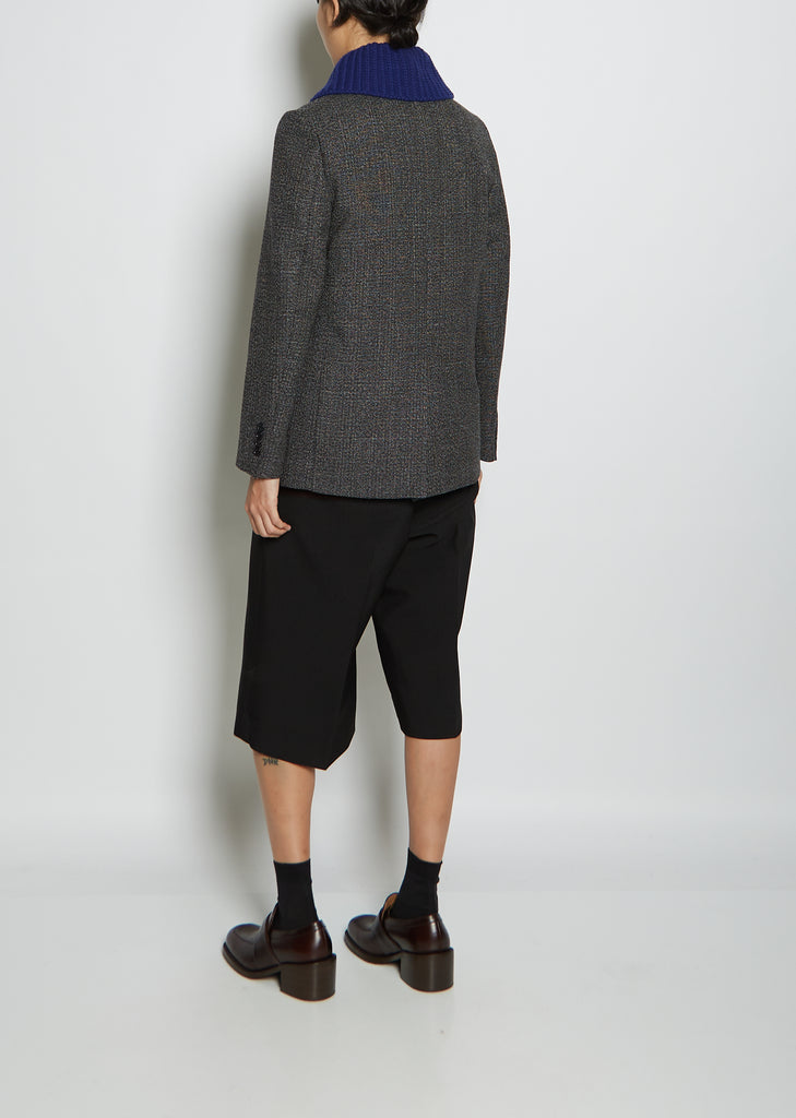 Wool & Cotton Blazer Jacket