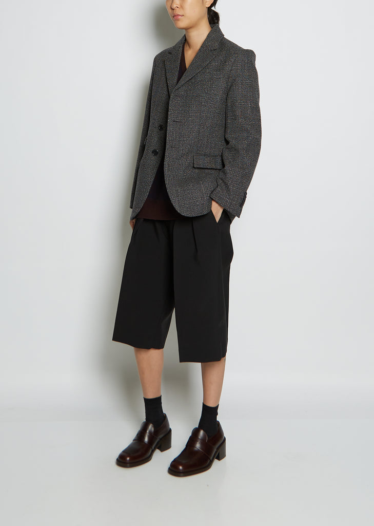 Wool & Cotton Blazer Jacket