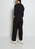 Pleated Twill Trousers