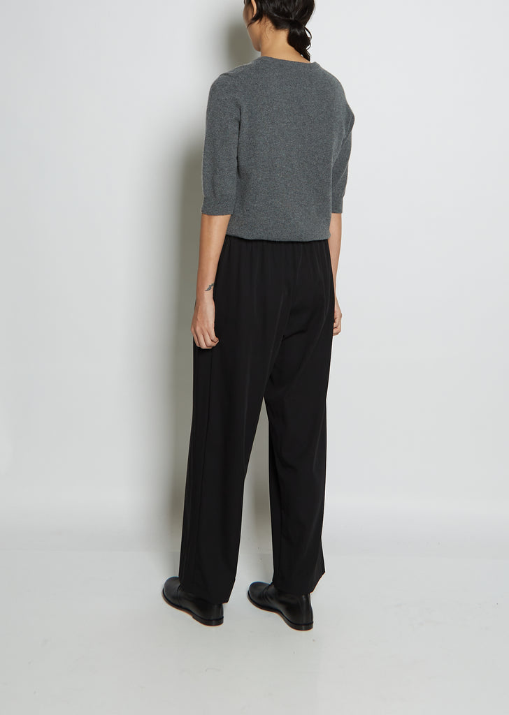 Pull-On Wool Trousers