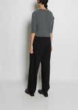 Pull-On Wool Trousers