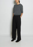 Pull-On Wool Trousers