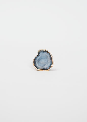 Blue Rocky Ring
