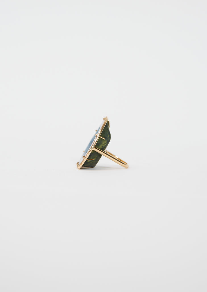 Blue Rocky Ring