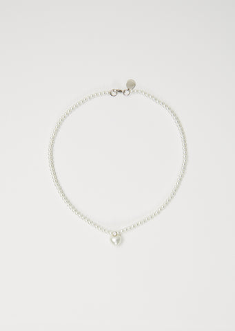 Pearl Heart Necklace