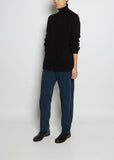Alisia Cashmere Turtleneck — Black