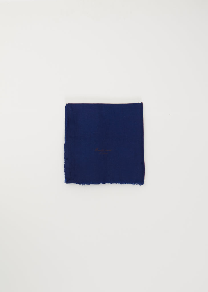 Cashmere Scarf — Denim Blue