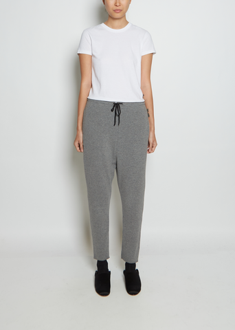 Cotton Blend Pantalone New Basic JP — Gray