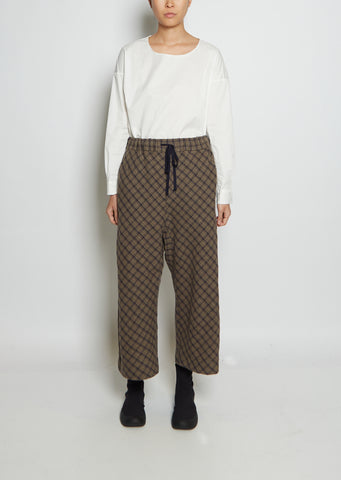W&S Tartan Wool Trousers