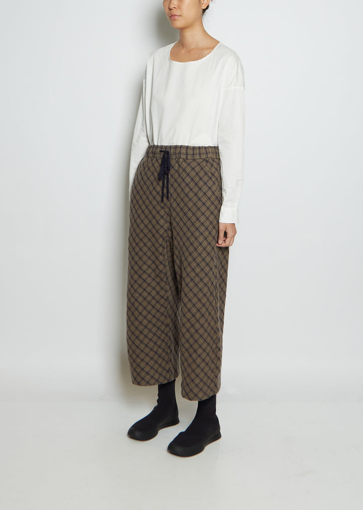 W&S Tartan Wool Trousers