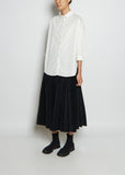 Cotton Short Collar Shirt TS — Milk