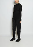 Ribbed Merino Knit Top