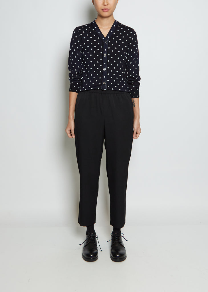 Wool Straight Leg Trouser