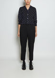 Wool Straight Leg Trouser