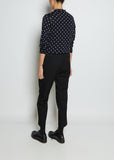 Wool Straight Leg Trouser
