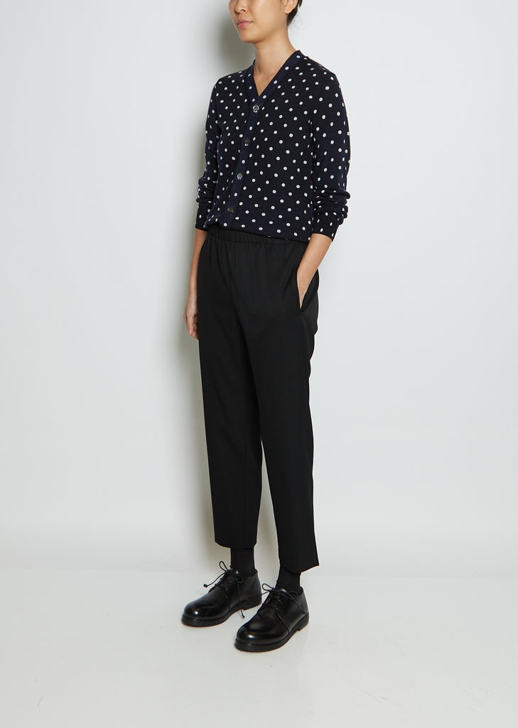 Wool Straight Leg Trouser