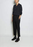 Wool Straight Leg Trouser