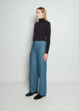 Cotton Denim Heddles Trousers
