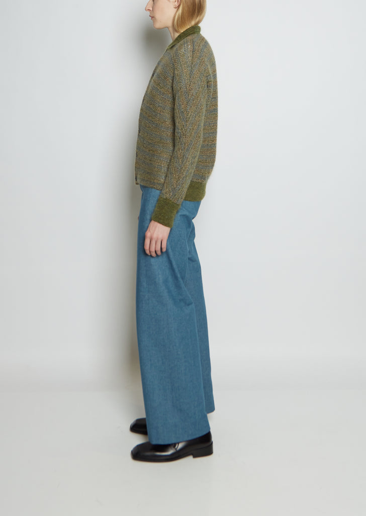 Mohair & Wool Blend Craftwork Shirt