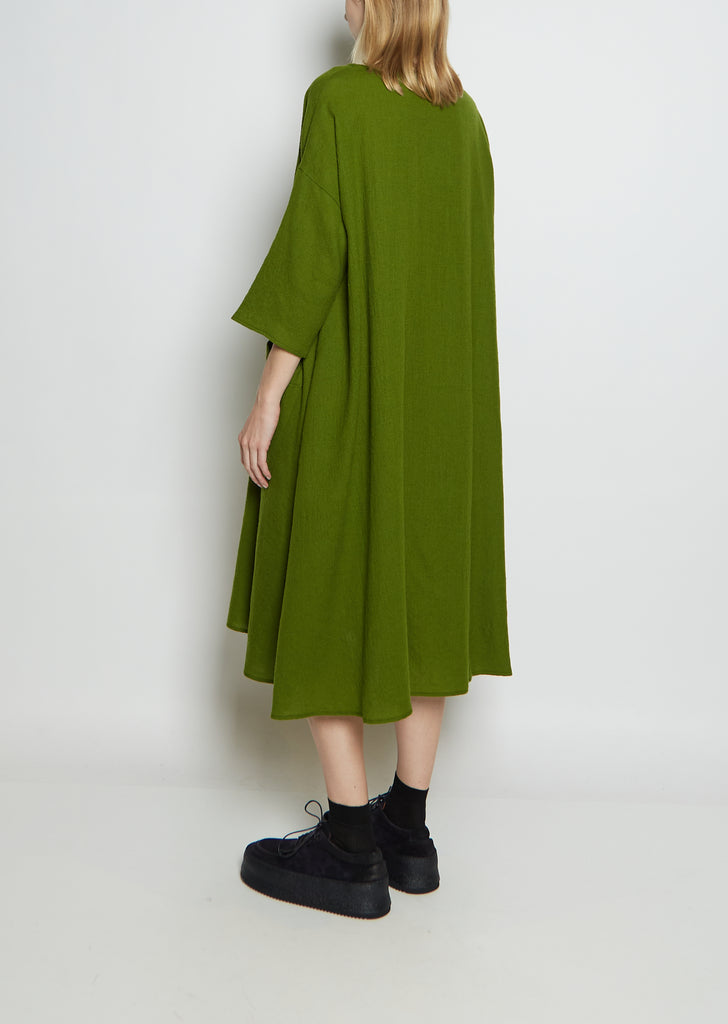 Wool Pocket Tunic Dress