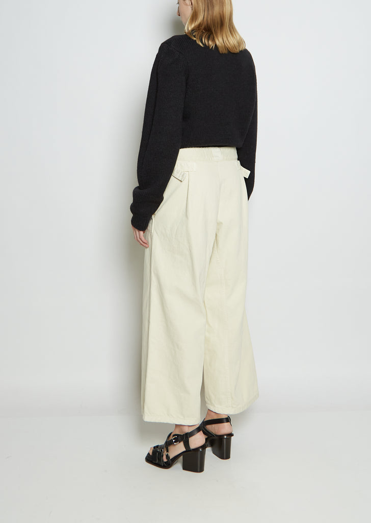 Large Cotton Denim Pant