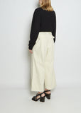 Large Cotton Denim Pant