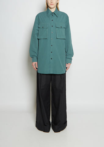 Unisex Cotton Military Shirt