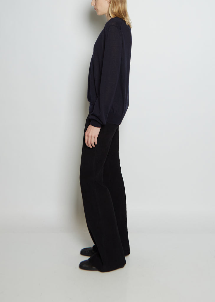 Stockwell Cashmere Top — Dark Navy