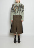 Wool Leopard Knit Pullover