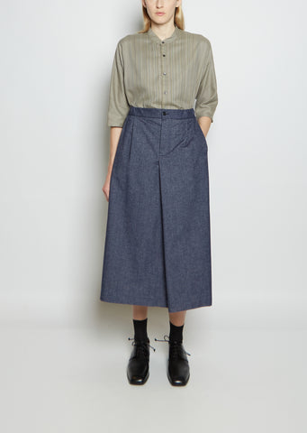 Cotton Denim Spinning Skirt