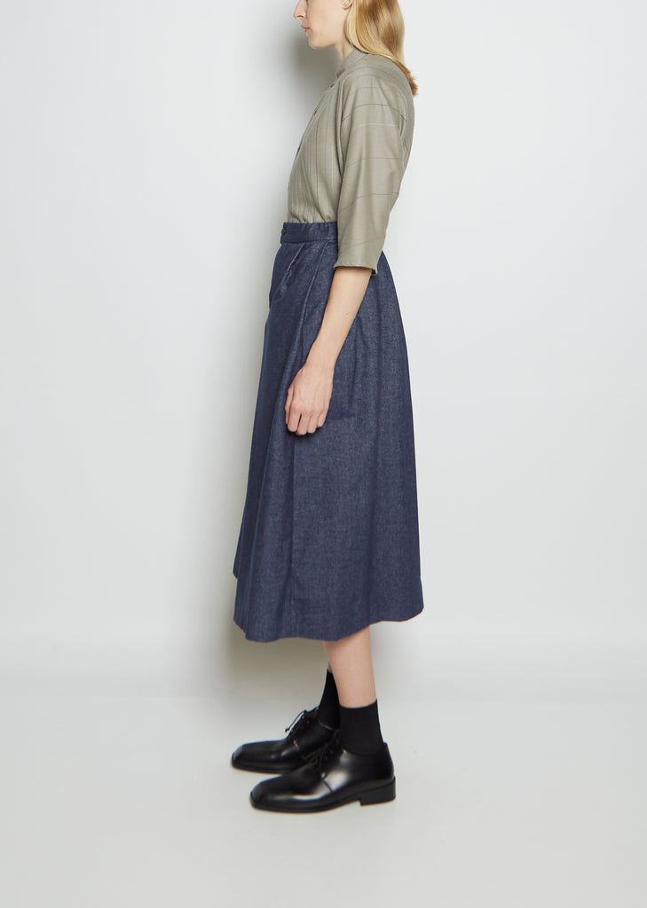 Cotton Denim Spinning Skirt