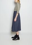 Cotton Denim Spinning Skirt