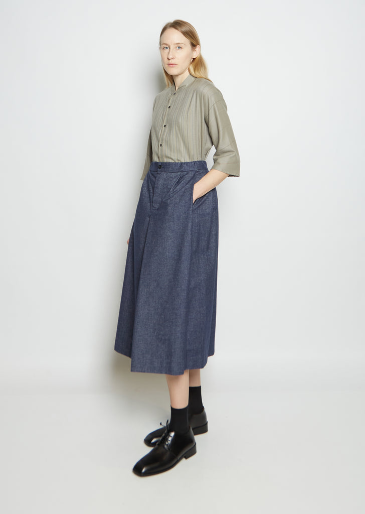 Cotton Denim Spinning Skirt