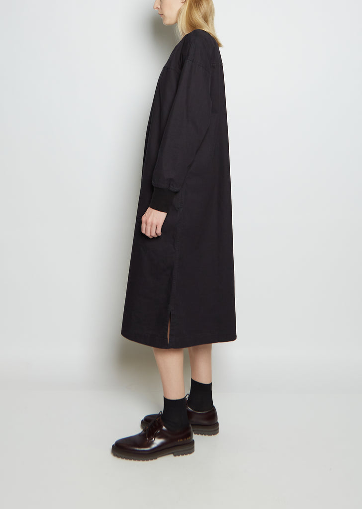 Cotton Twill Smock Dress