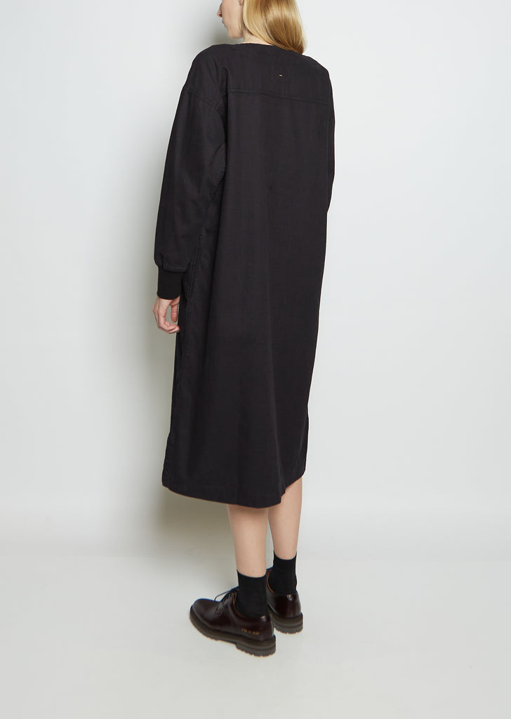Cotton Twill Smock Dress