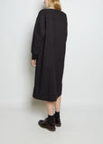 Cotton Twill Smock Dress