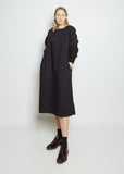 Cotton Twill Smock Dress