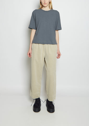 Organic Cotton and Linen Simple T-Shirt