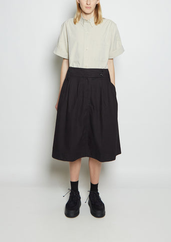 Cotton Twill Uniform Skirt
