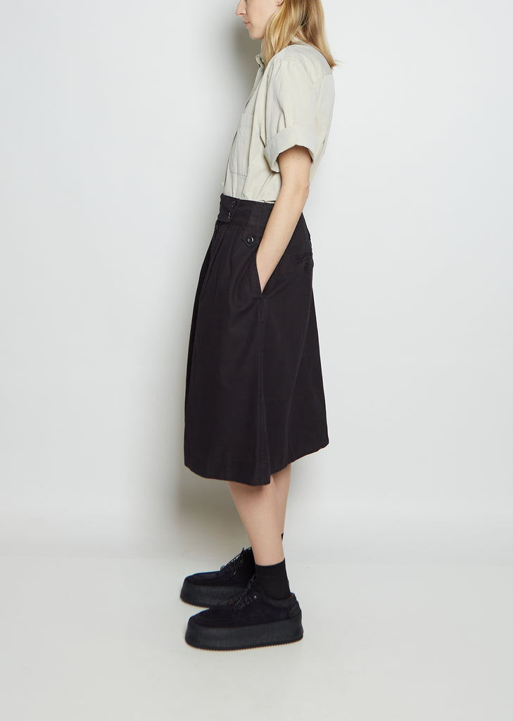 Cotton Twill Uniform Skirt