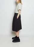 Cotton Twill Uniform Skirt