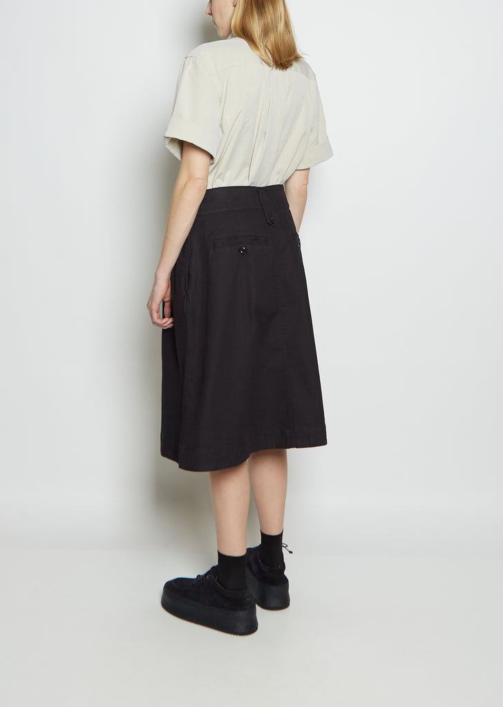 Cotton Twill Uniform Skirt