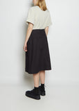 Cotton Twill Uniform Skirt